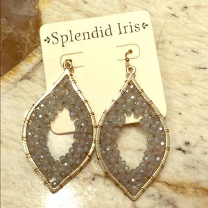 Splendid Iris Earrings
